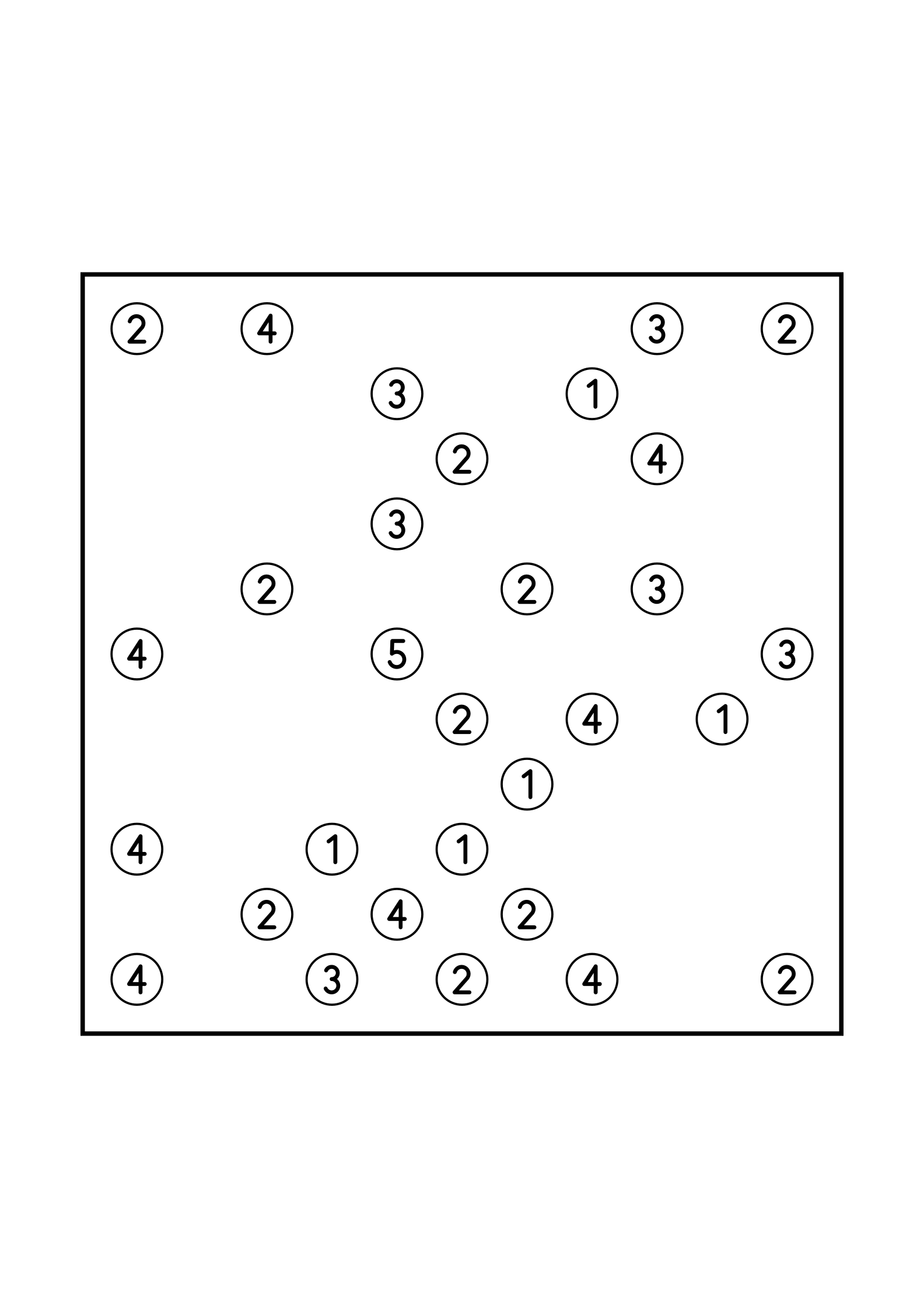 Easy 11x11 hashi, solved by counting the bridges each island needs, one puzzle on the page. Level: Easy. Variant 7.