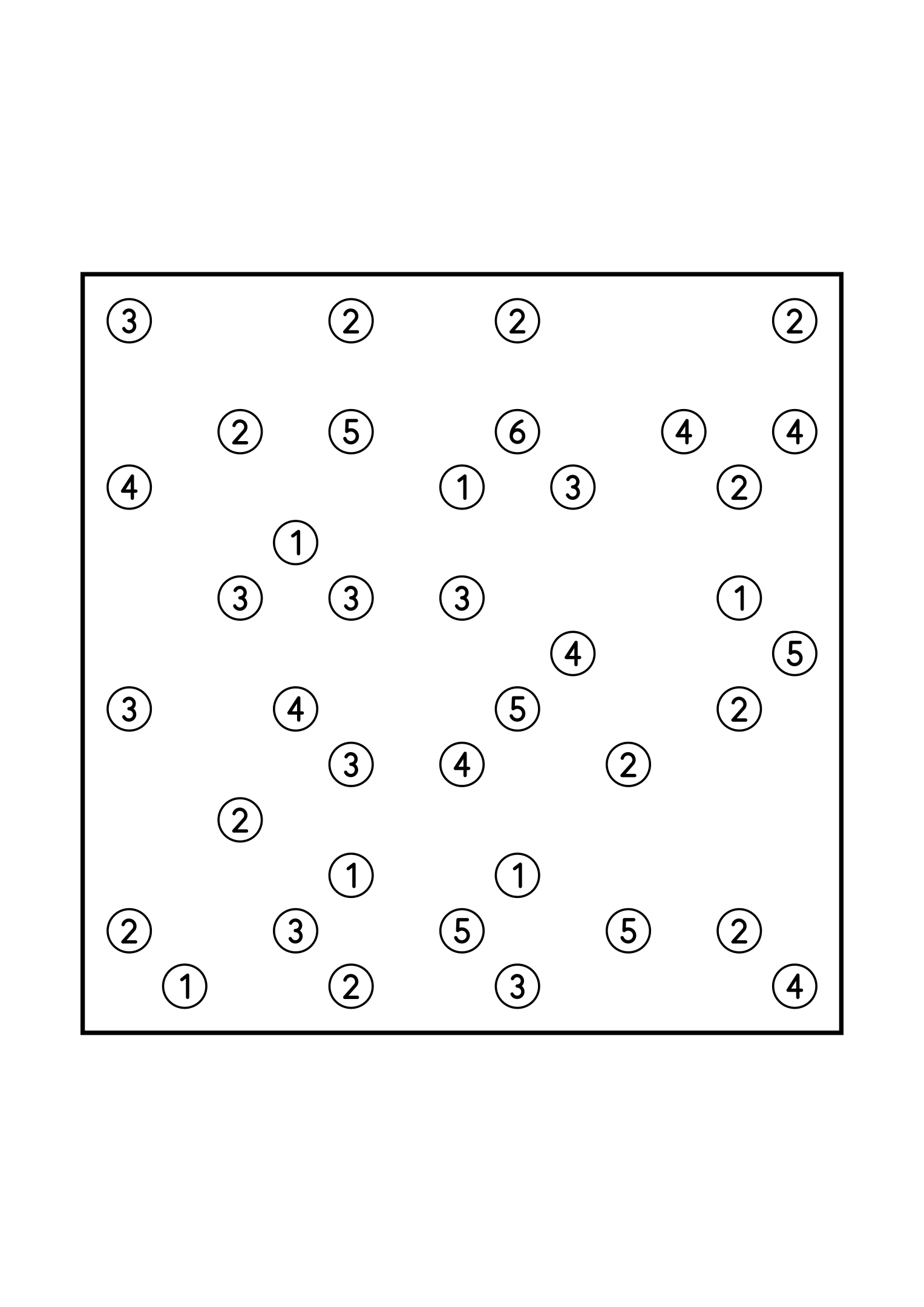 Easy 13x13 hashi, solved by counting the bridges each island needs, one puzzle on the page. Level: Easy. Variant 7.