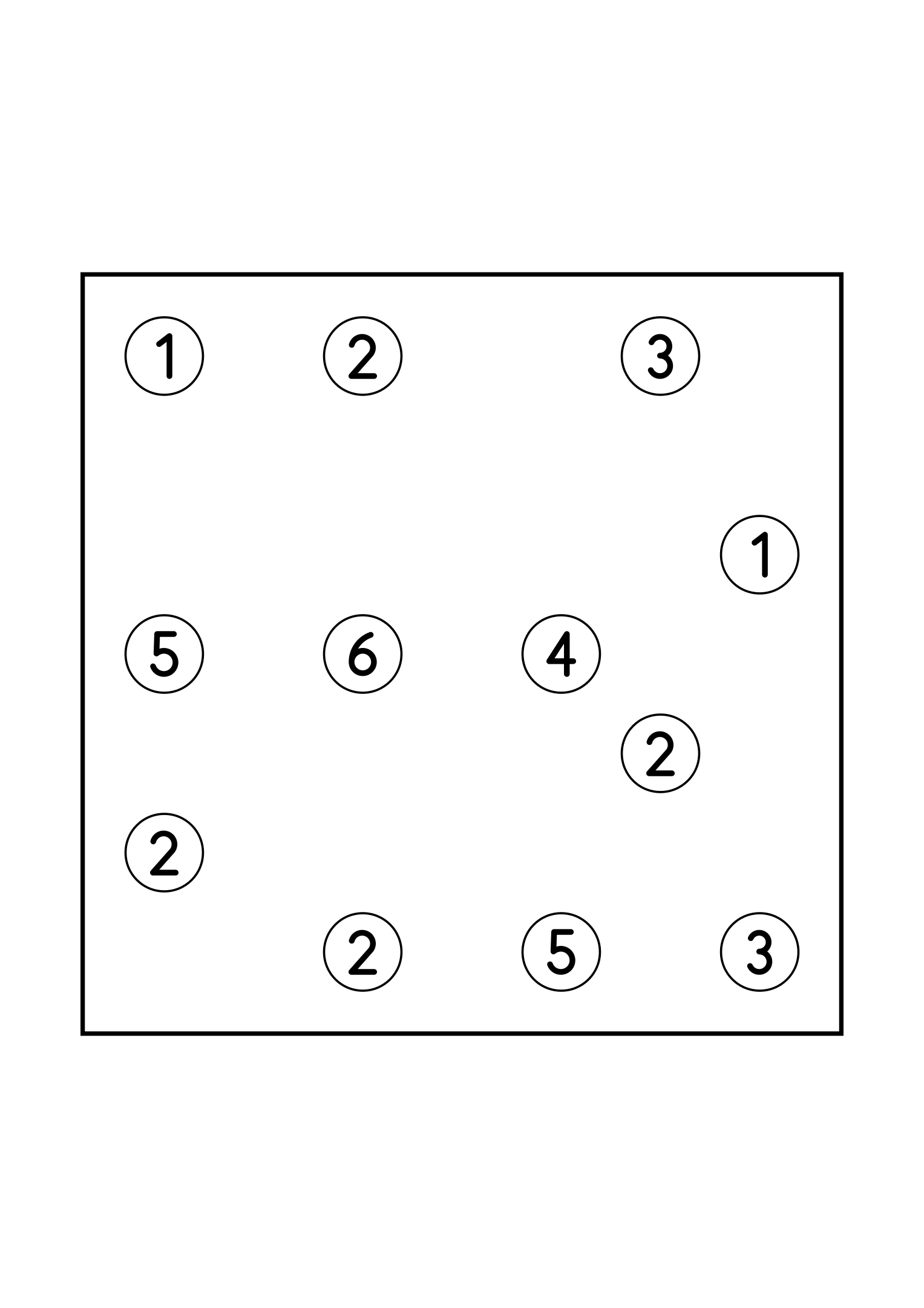 Easy 7x7 hashi, solved by counting the bridges each island needs, one puzzle on the page. Level: Easy. Variant 1.
