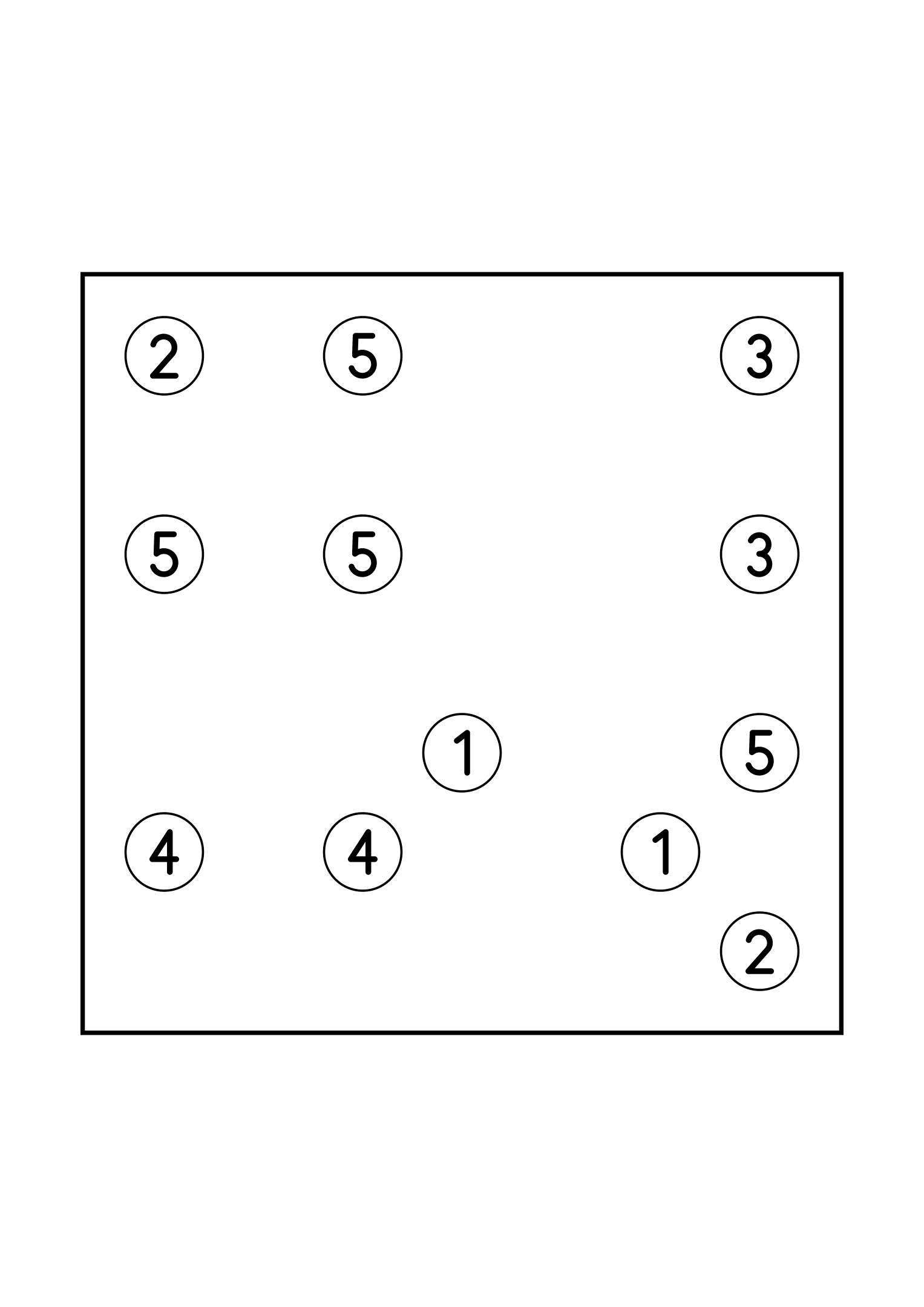 Easy 7x7 hashi, solved by counting the bridges each island needs, one puzzle on the page. Level: Easy. Variant 2.