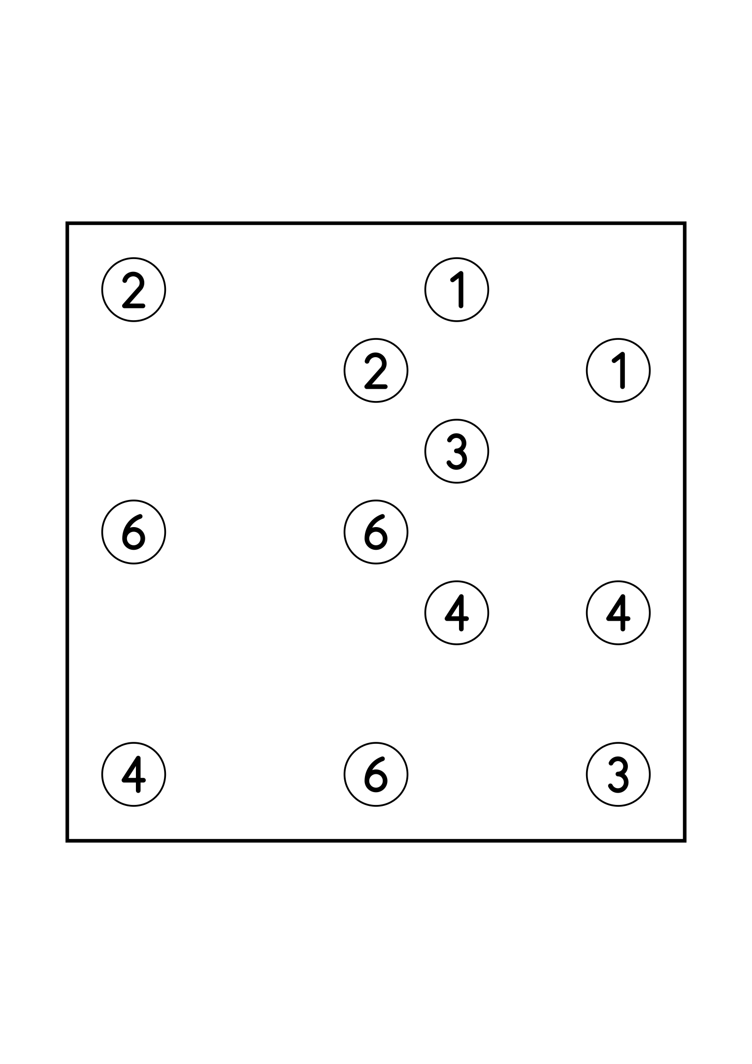 Easy 7x7 hashi, solved by counting the bridges each island needs, one puzzle on the page. Level: Easy. Variant 4.