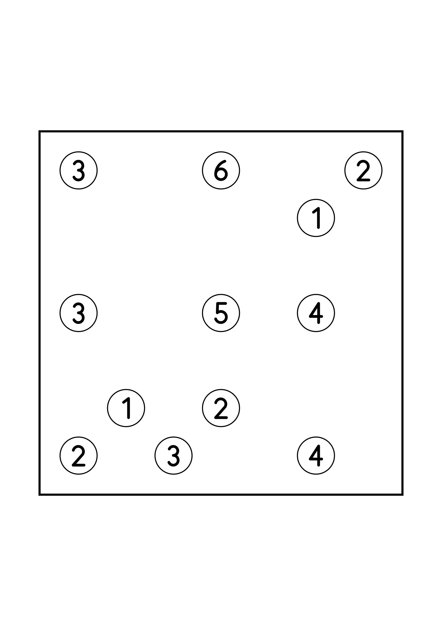 Easy 7x7 hashi, solved by counting the bridges each island needs, one puzzle on the page. Level: Easy. Variant 5.