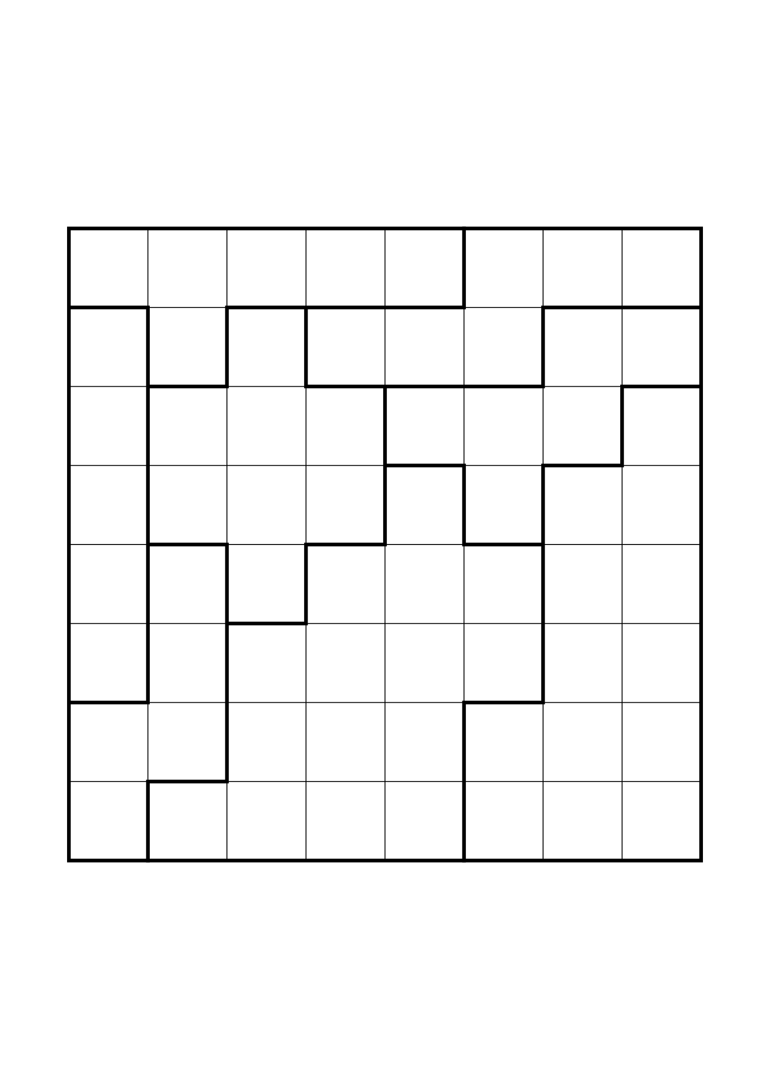 Easy 8x8 star battle, solved one region, row or column at a time, one large grid on the page. Level: Easy. Variant 2.