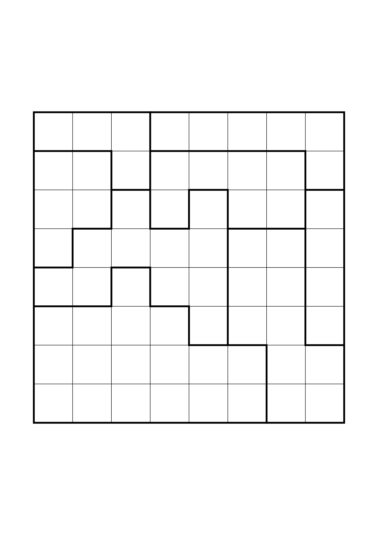 Easy 8x8 star battle, solved one region, row or column at a time, one large grid on the page. Level: Easy. Variant 3.