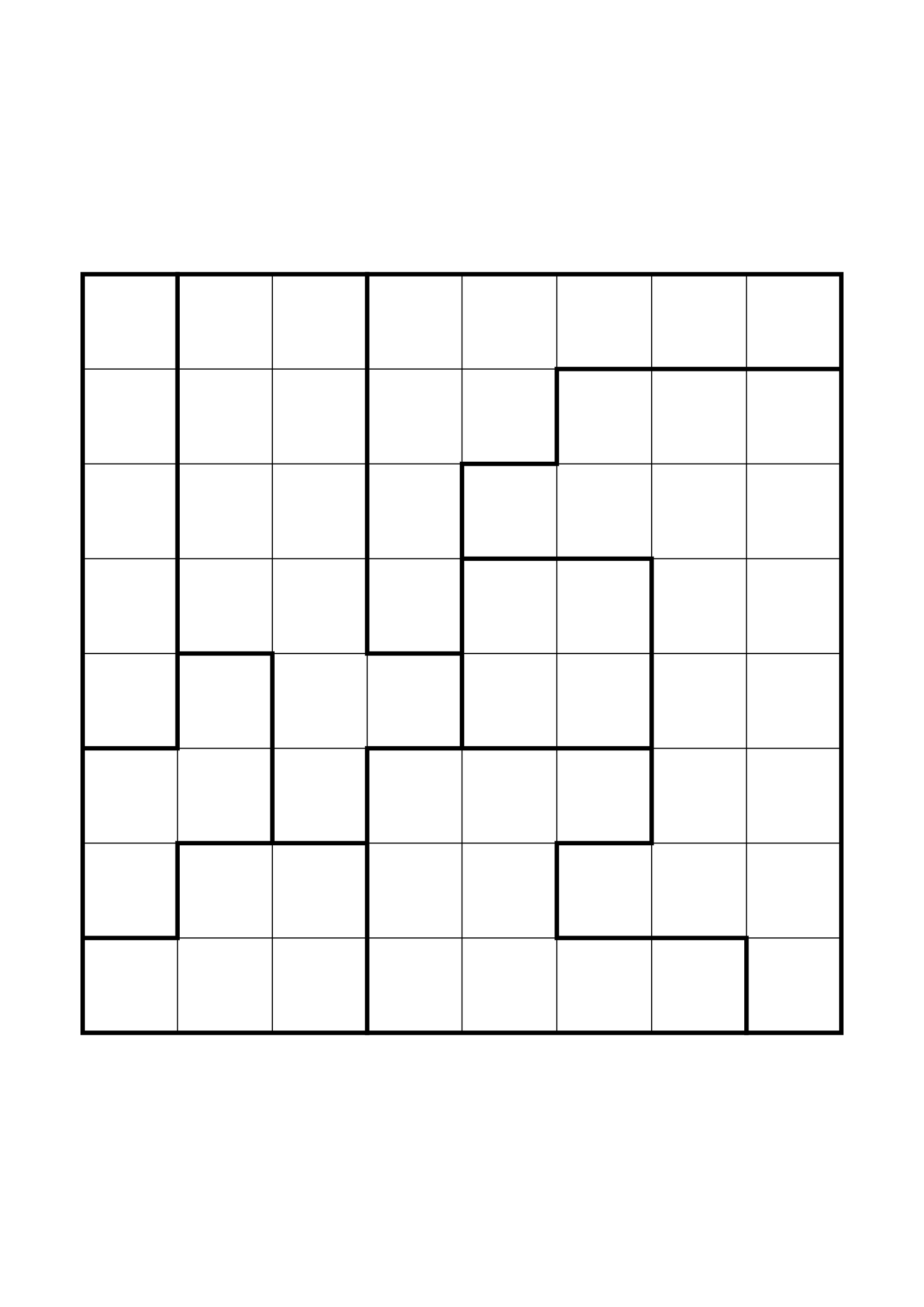 Easy 8x8 star battle, solved one region, row or column at a time, one large grid on the page. Level: Easy. Variant 7.