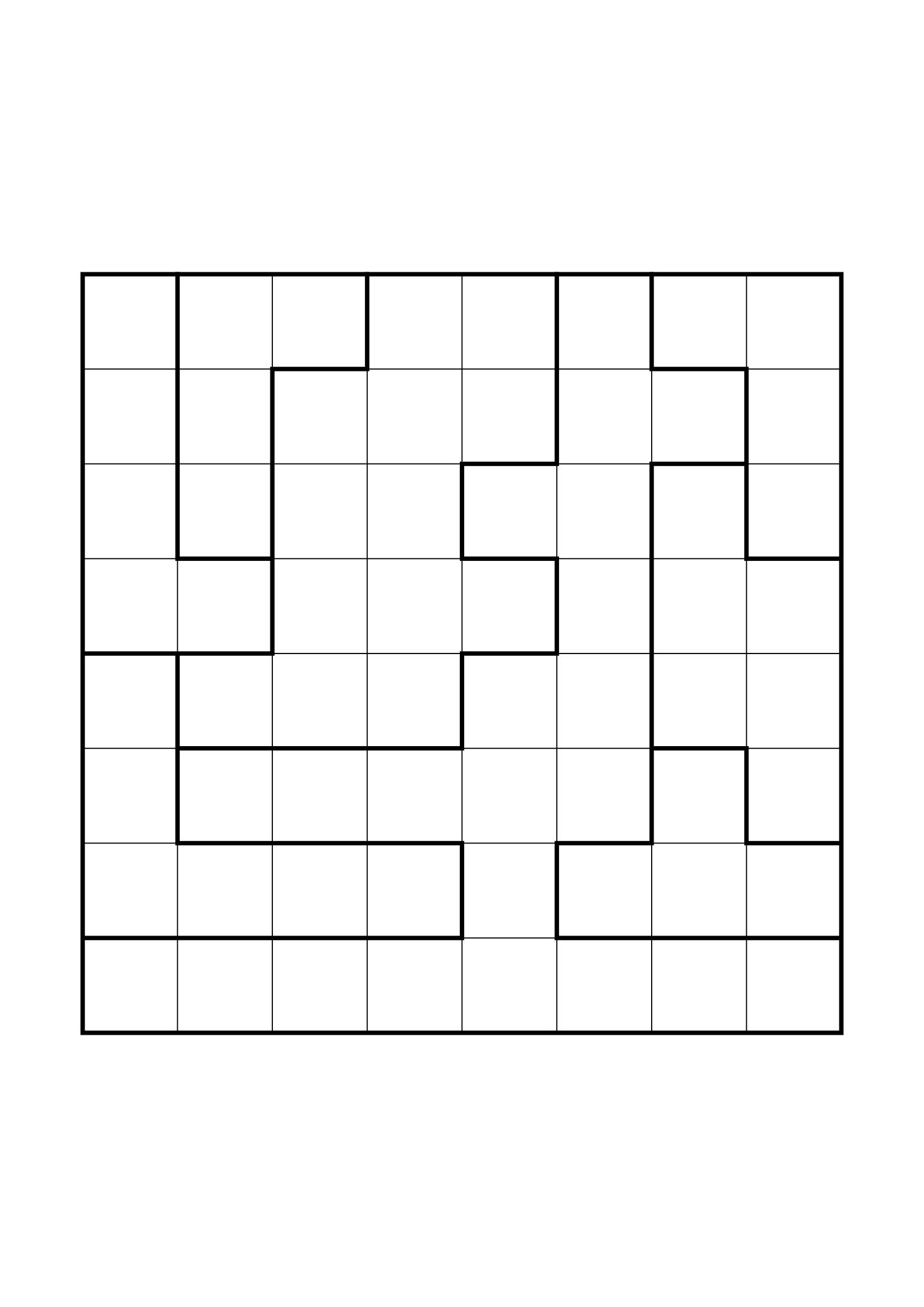 Easy 8x8 star battle, solved one region, row or column at a time, one large grid on the page. Level: Easy. Variant 8.