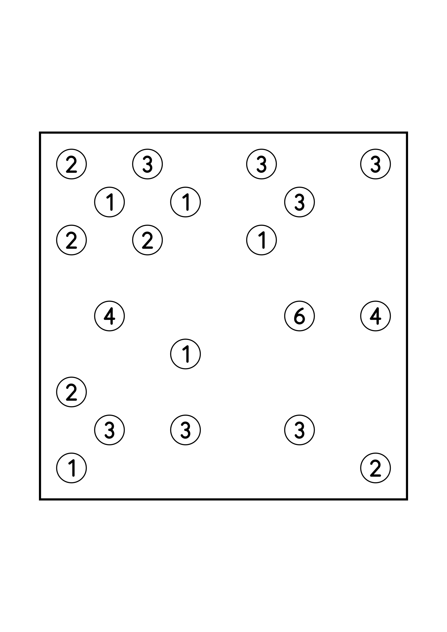 Easy 9x9 hashi, solved by counting the bridges each island needs, one puzzle on the page. Level: Easy. Variant 2.