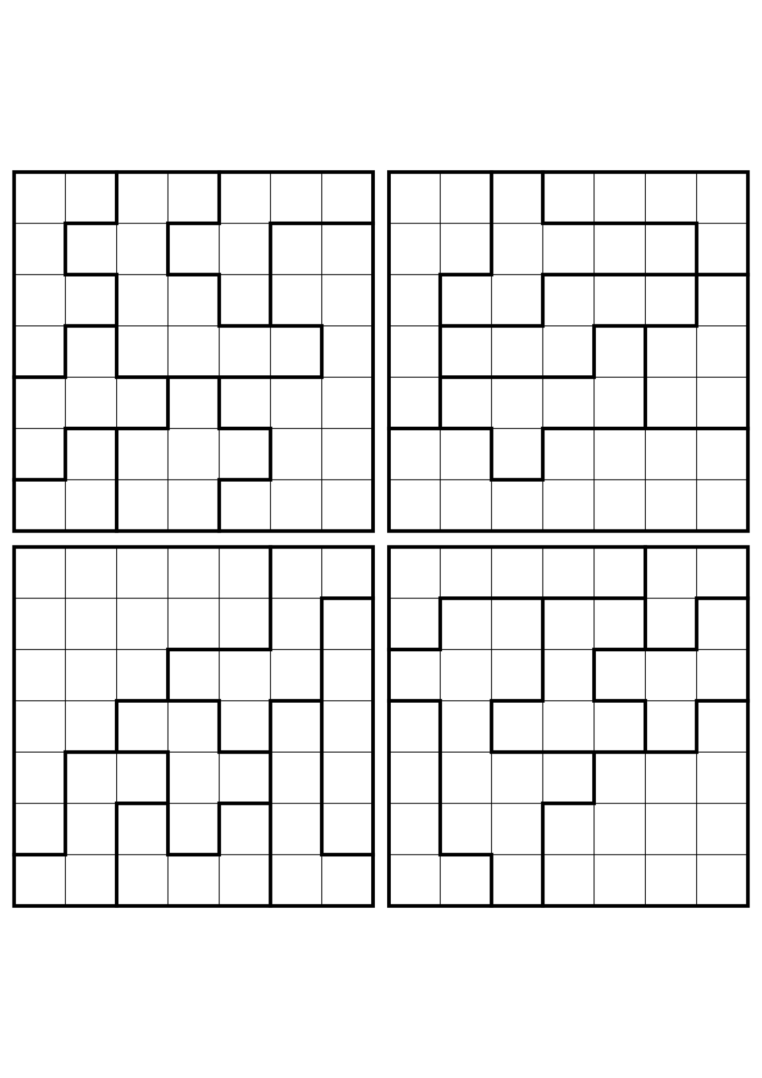 Four hard 7x7 star battle grids with stars to test in your head. Level: Hard, 4 puzzles per page. Variant 7.