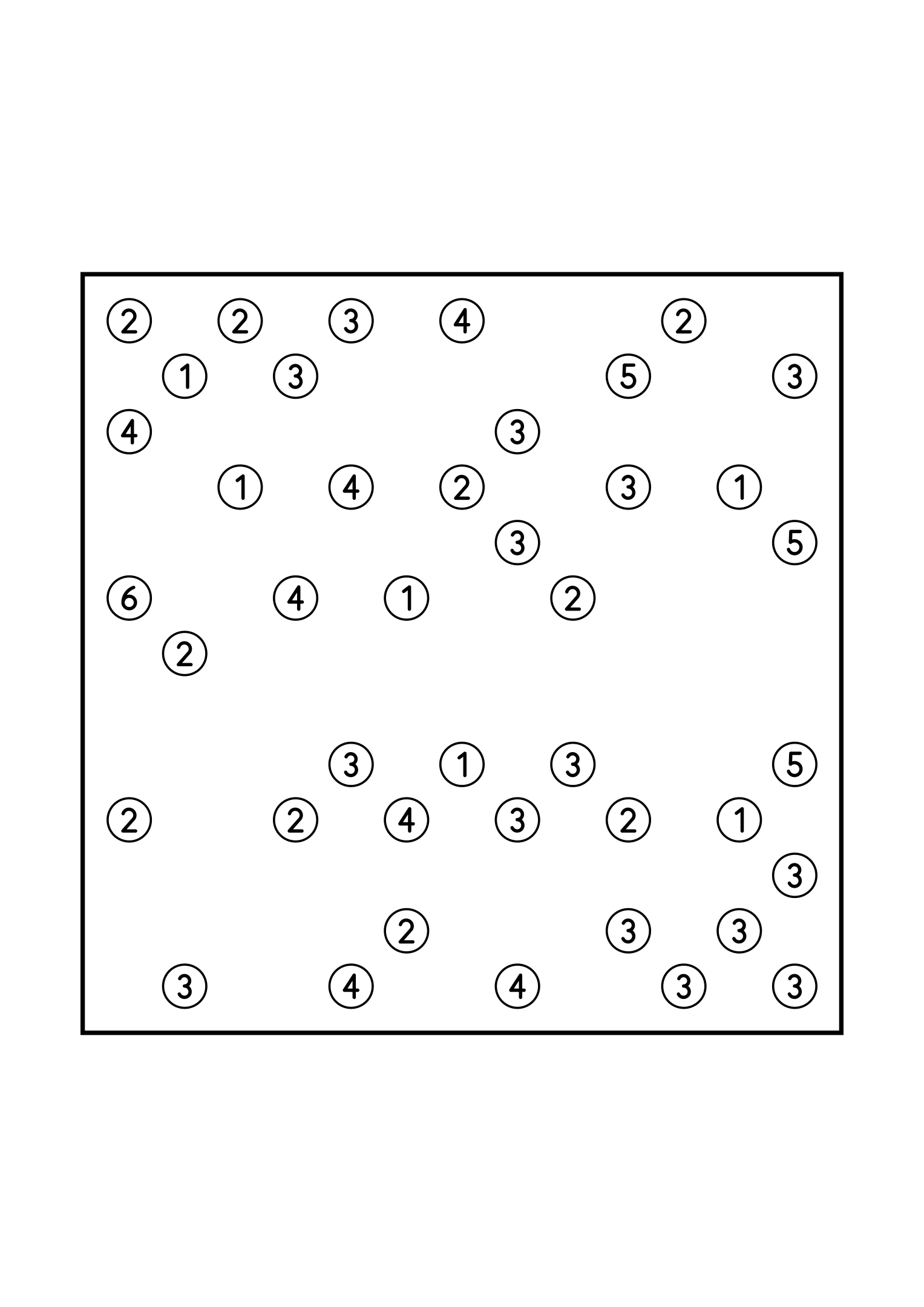Hard 13x13 hashi, where a bridge sometimes has to be tried in your head, one puzzle on the page. Level: Hard. Variant 4.