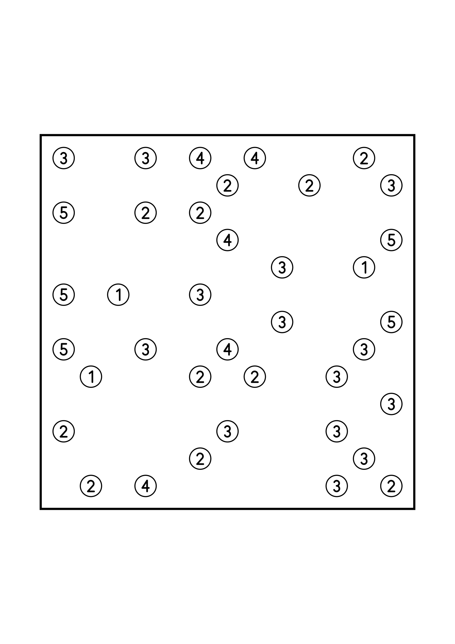 Hard 13x13 hashi, where a bridge sometimes has to be tried in your head, one puzzle on the page. Level: Hard. Variant 8.