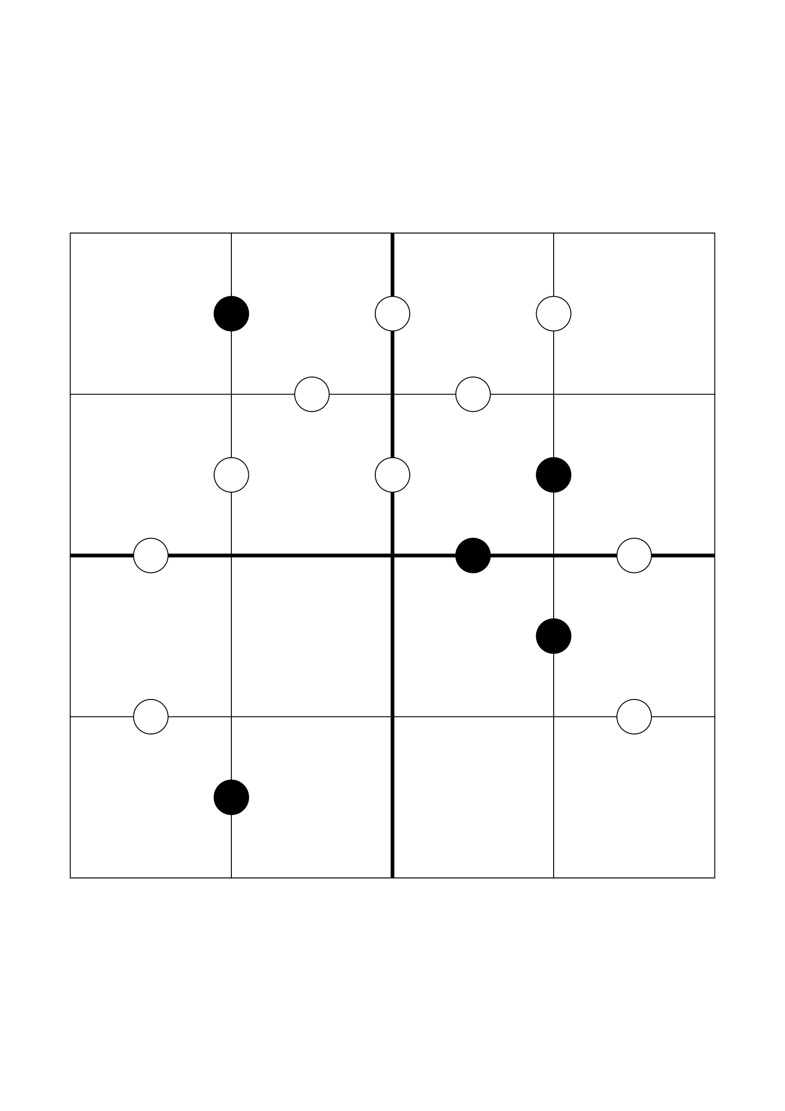 Hard 4x4 Kropki on its own page: given digits only where logic needs them, often none. Variant 5.
