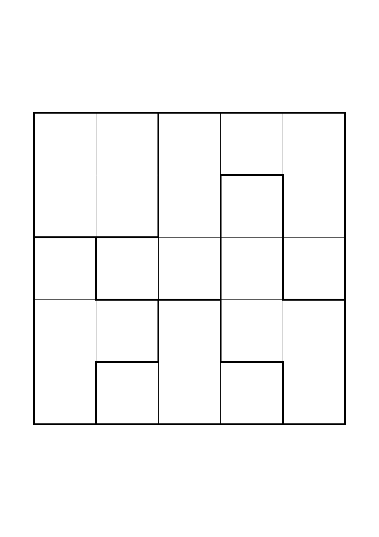 Hard 5x5 star battle, where a star sometimes has to be tried in your head, one large grid on the page. Level: Hard. Variant 1.