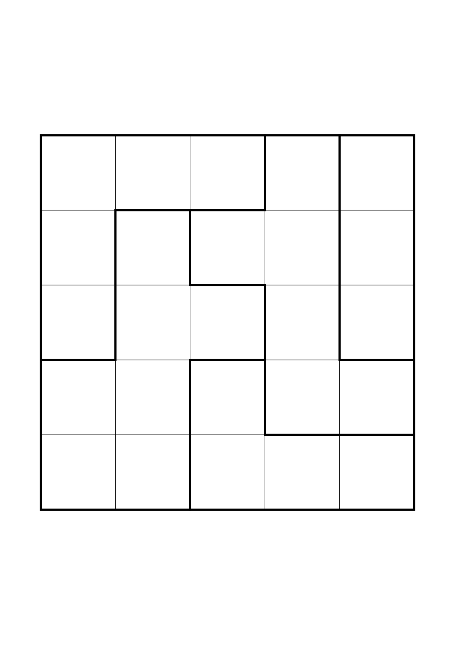 Hard 5x5 star battle, where a star sometimes has to be tried in your head, one large grid on the page. Level: Hard. Variant 2.