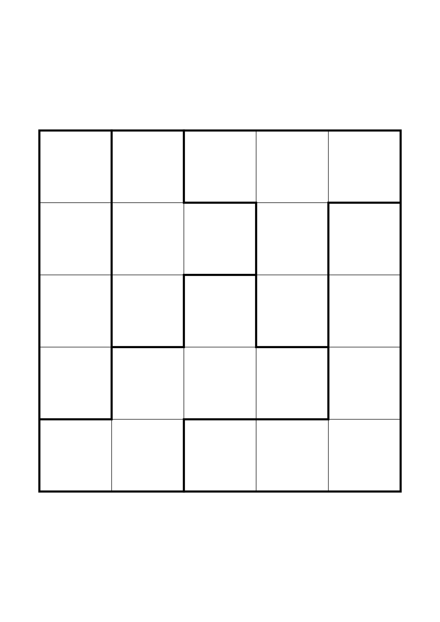 Hard 5x5 star battle, where a star sometimes has to be tried in your head, one large grid on the page. Level: Hard. Variant 8.