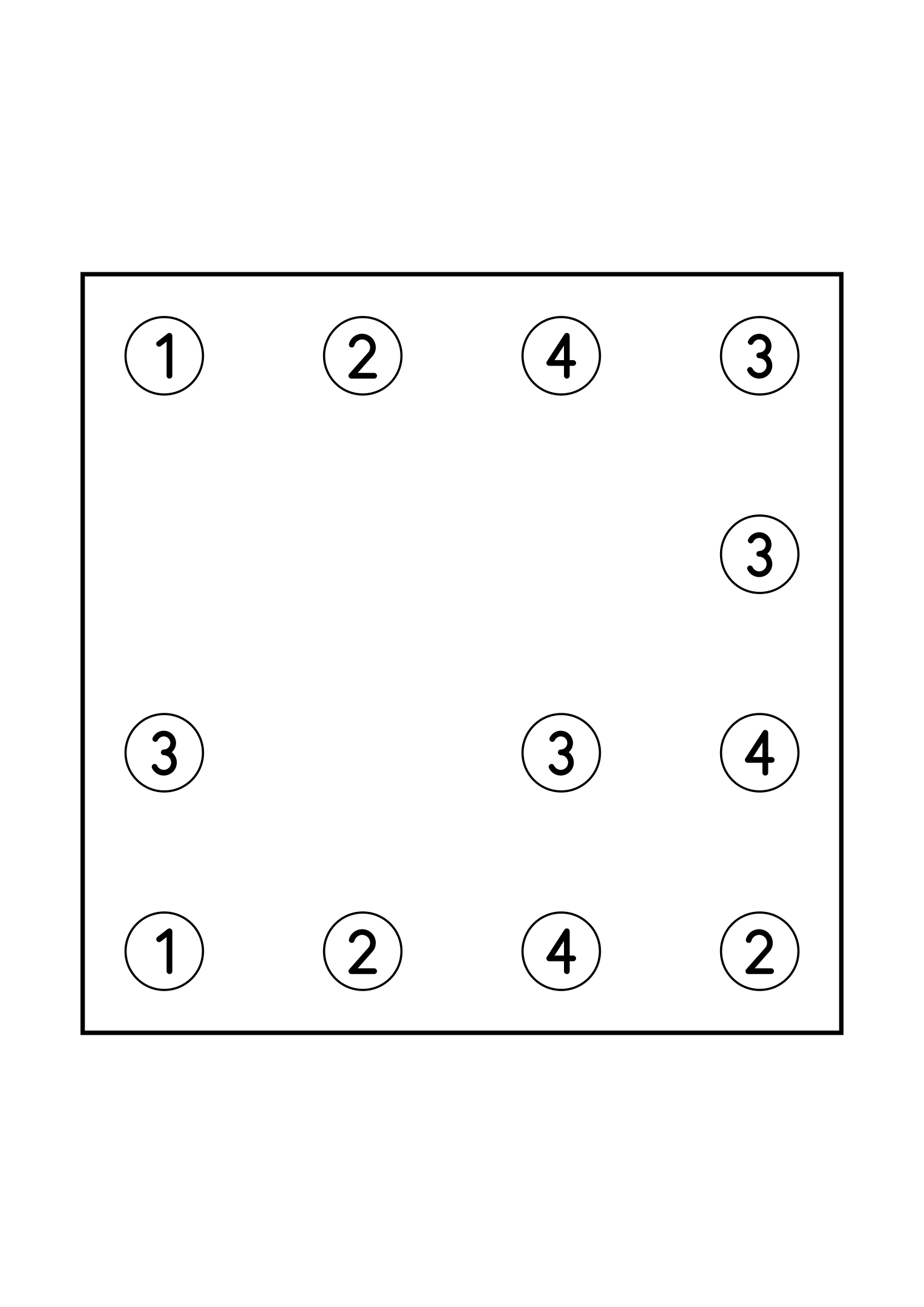 Hard 7x7 hashi, where a bridge sometimes has to be tried in your head, one puzzle on the page. Level: Hard. Variant 1.