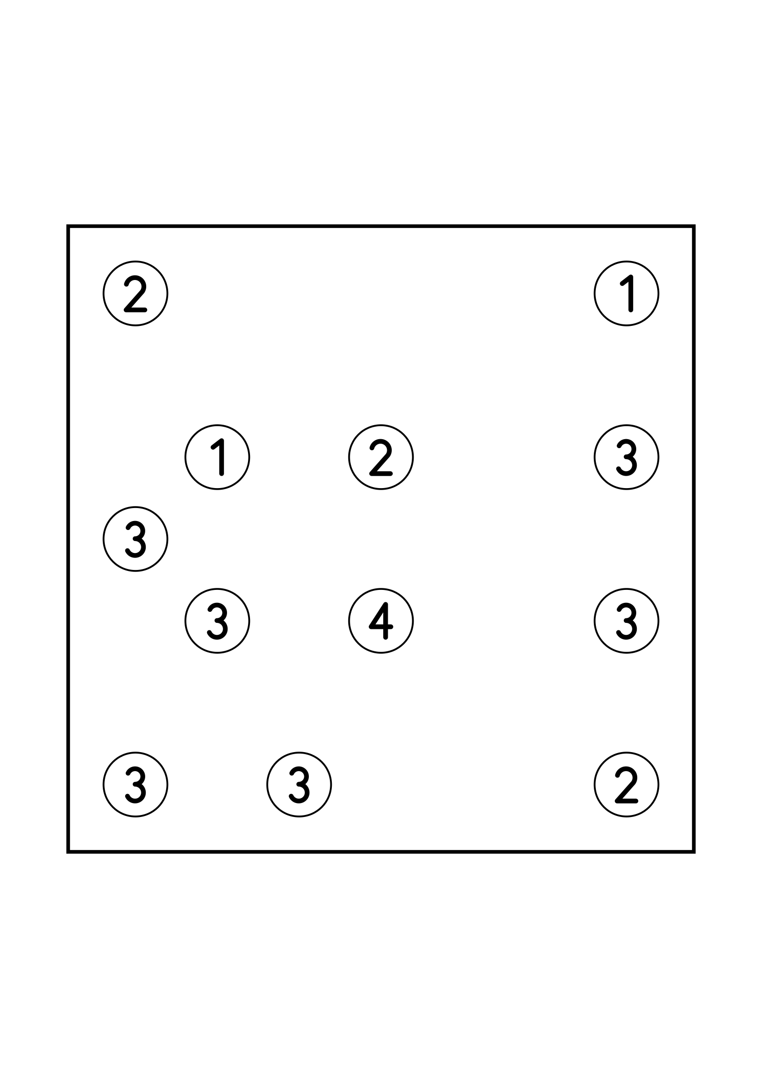 Hard 7x7 hashi, where a bridge sometimes has to be tried in your head, one puzzle on the page. Level: Hard. Variant 2.