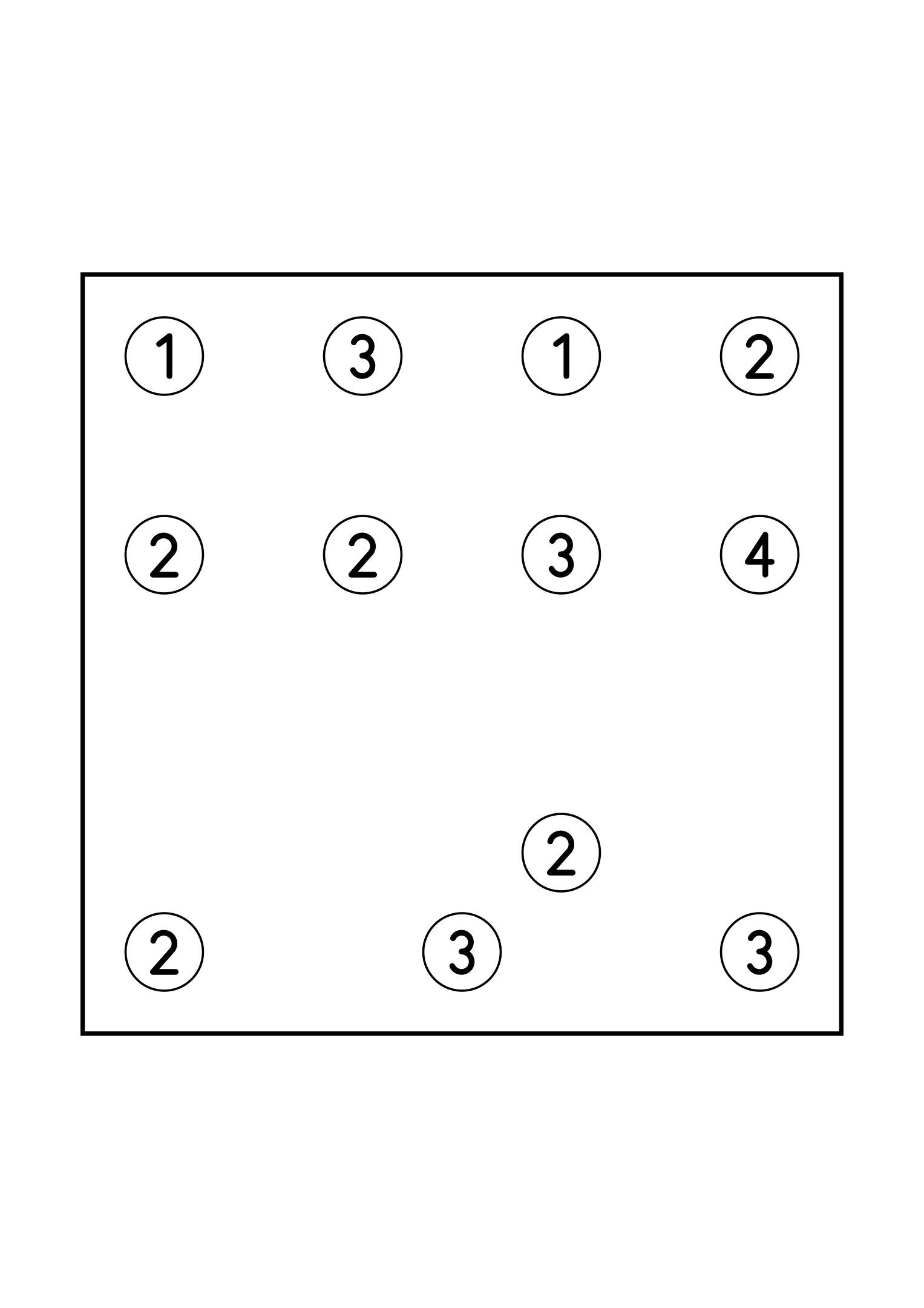 Hard 7x7 hashi, where a bridge sometimes has to be tried in your head, one puzzle on the page. Level: Hard. Variant 4.