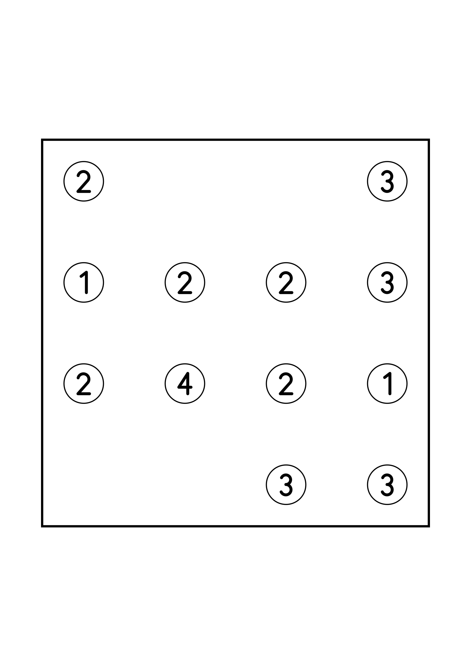 Hard 7x7 hashi, where a bridge sometimes has to be tried in your head, one puzzle on the page. Level: Hard. Variant 7.
