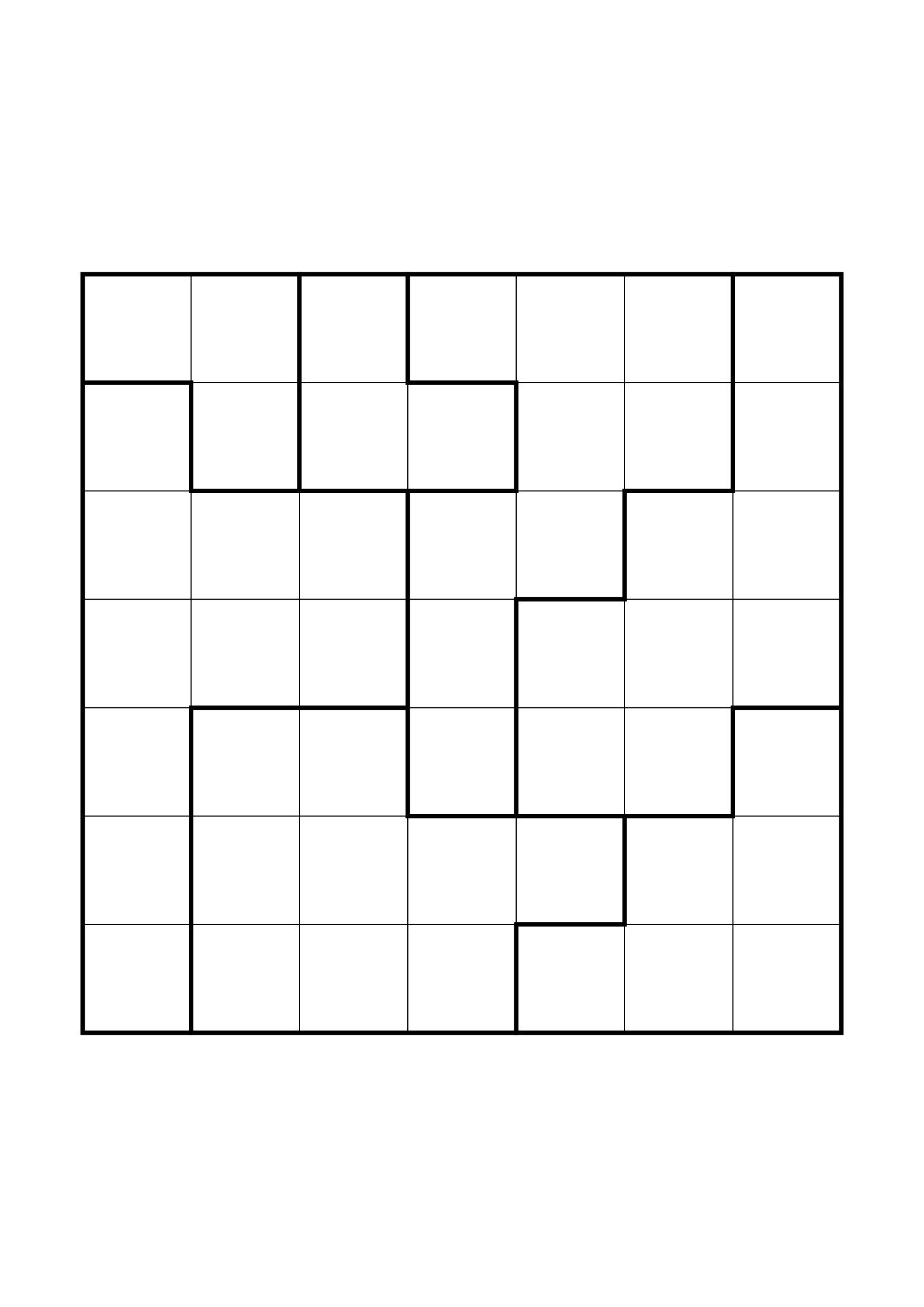 Hard 7x7 star battle, where a star sometimes has to be tried in your head, one large grid on the page. Level: Hard. Variant 5.