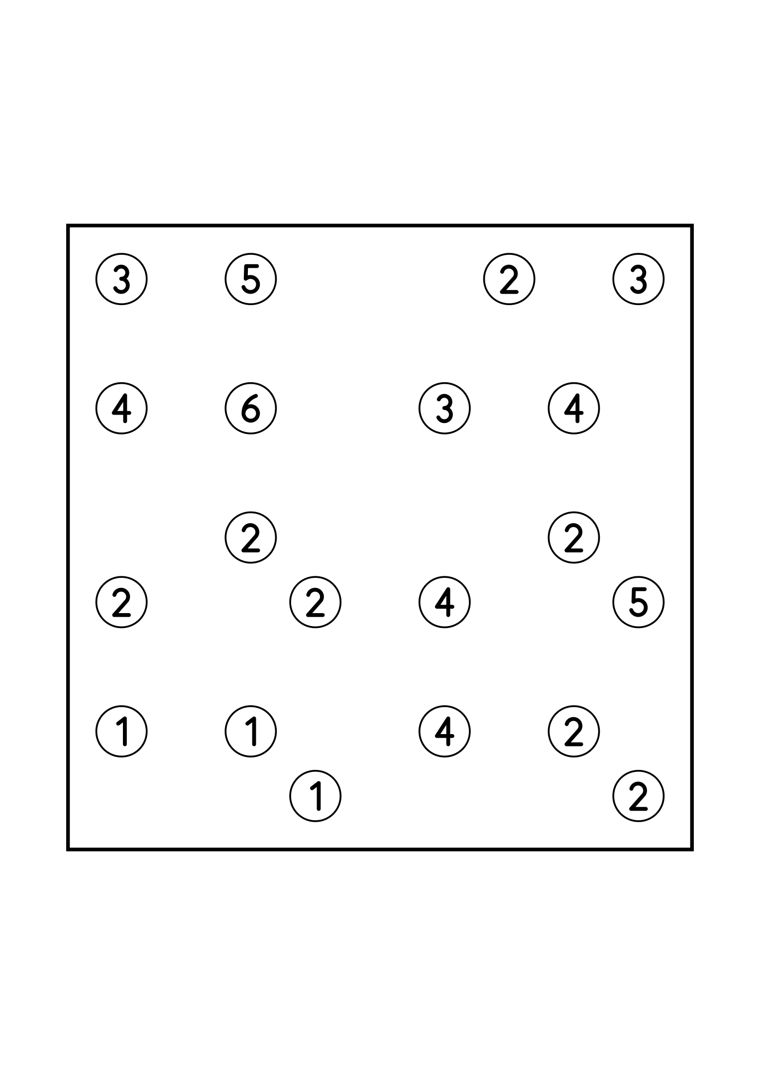 Hard 9x9 hashi, where a bridge sometimes has to be tried in your head, one puzzle on the page. Level: Hard. Variant 4.