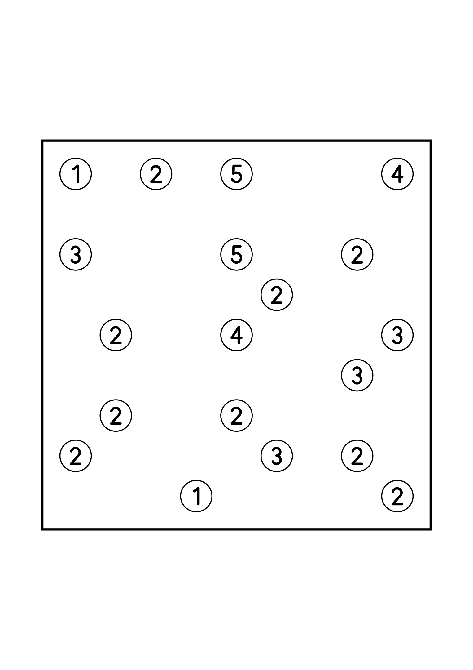 Hard 9x9 hashi, where a bridge sometimes has to be tried in your head, one puzzle on the page. Level: Hard. Variant 5.
