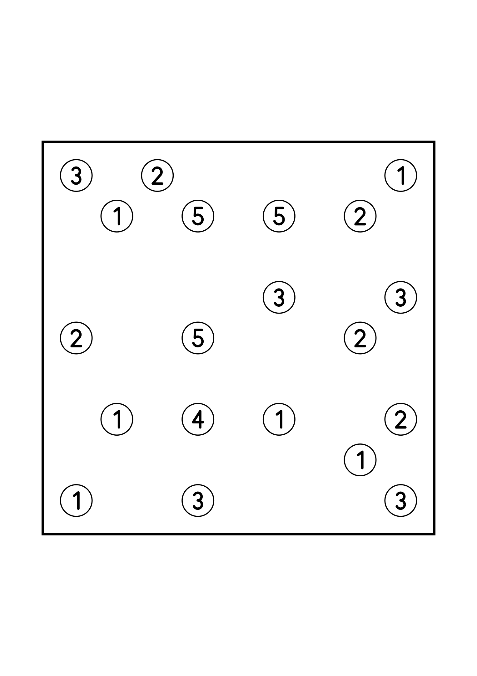 Hard 9x9 hashi, where a bridge sometimes has to be tried in your head, one puzzle on the page. Level: Hard. Variant 6.