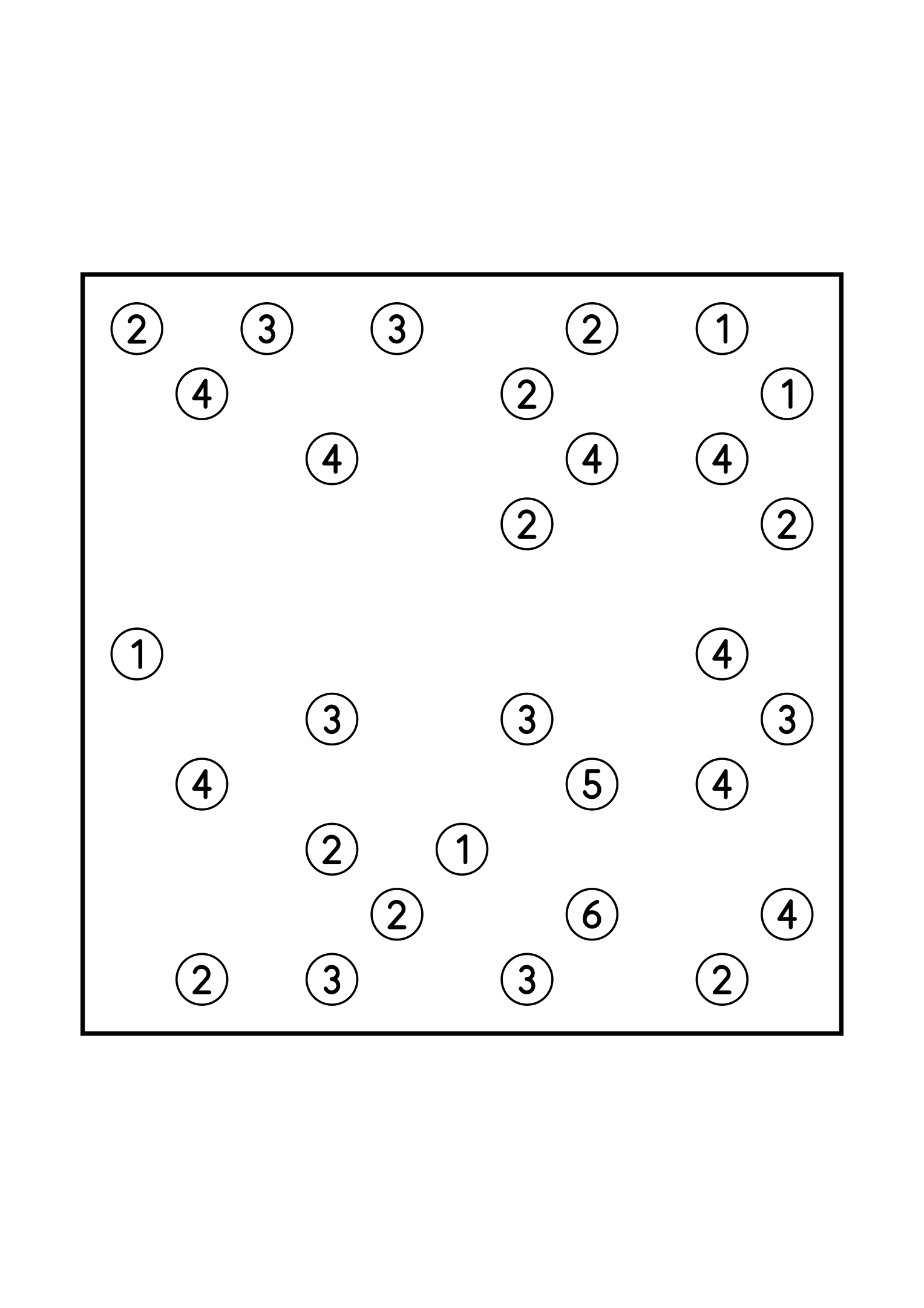 Medium 11x11 hashi, where no group of islands may close itself off, one puzzle on the page. Level: Medium. Variant 1.