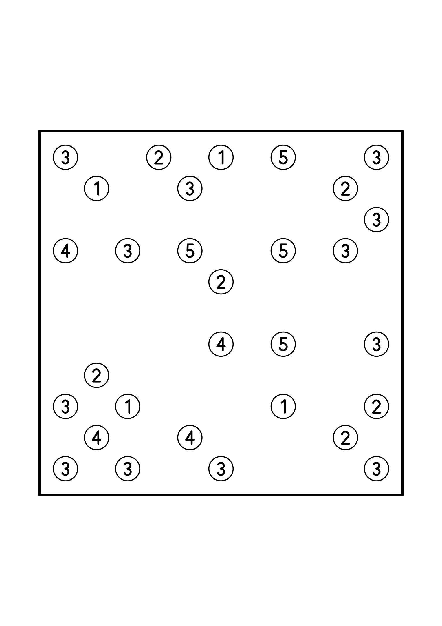 Medium 11x11 hashi, where no group of islands may close itself off, one puzzle on the page. Level: Medium. Variant 2.