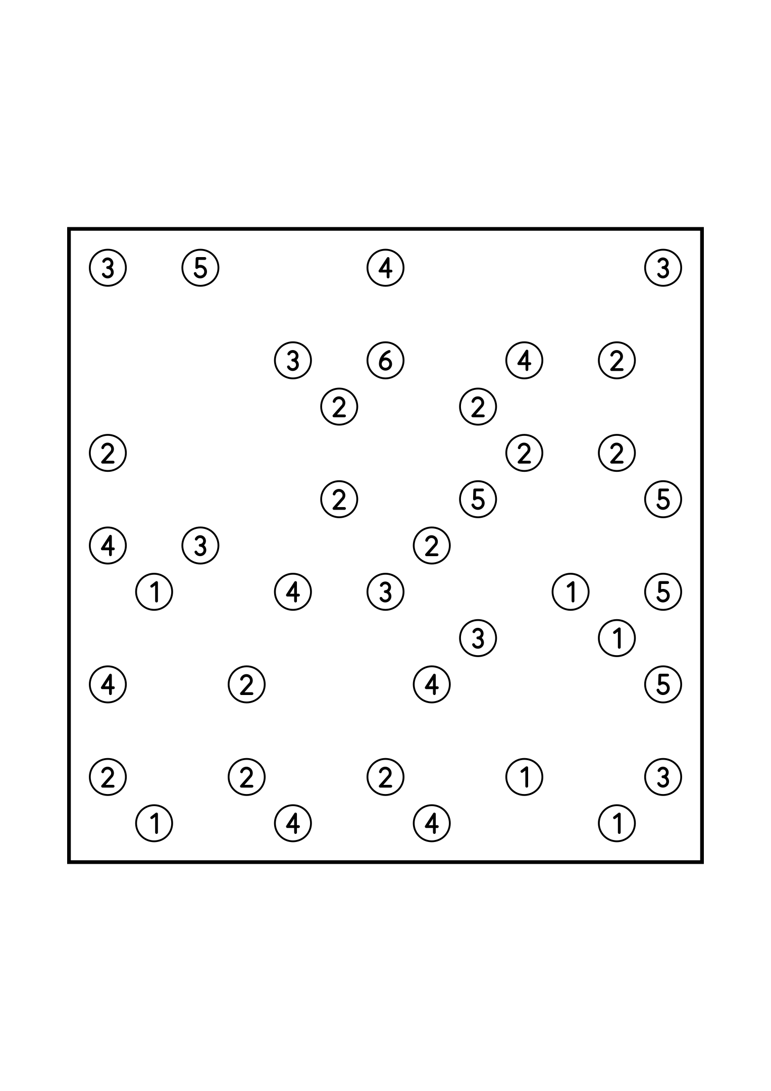Medium 13x13 hashi, where no group of islands may close itself off, one puzzle on the page. Level: Medium. Variant 4.