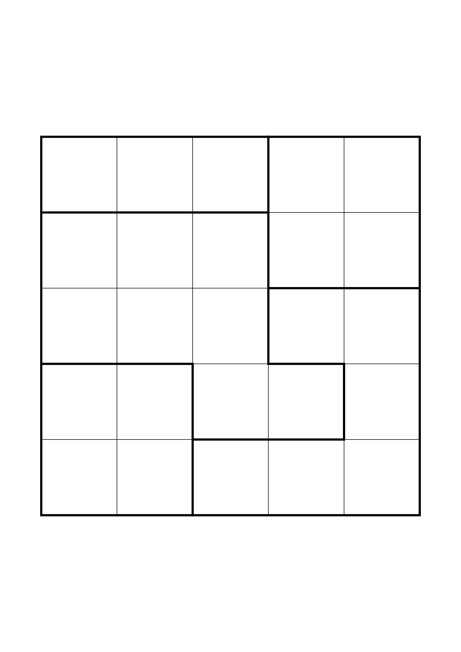 Medium 5x5 star battle, where two or three regions must be read together, one large grid on the page. Level: Medium. Variant 8.