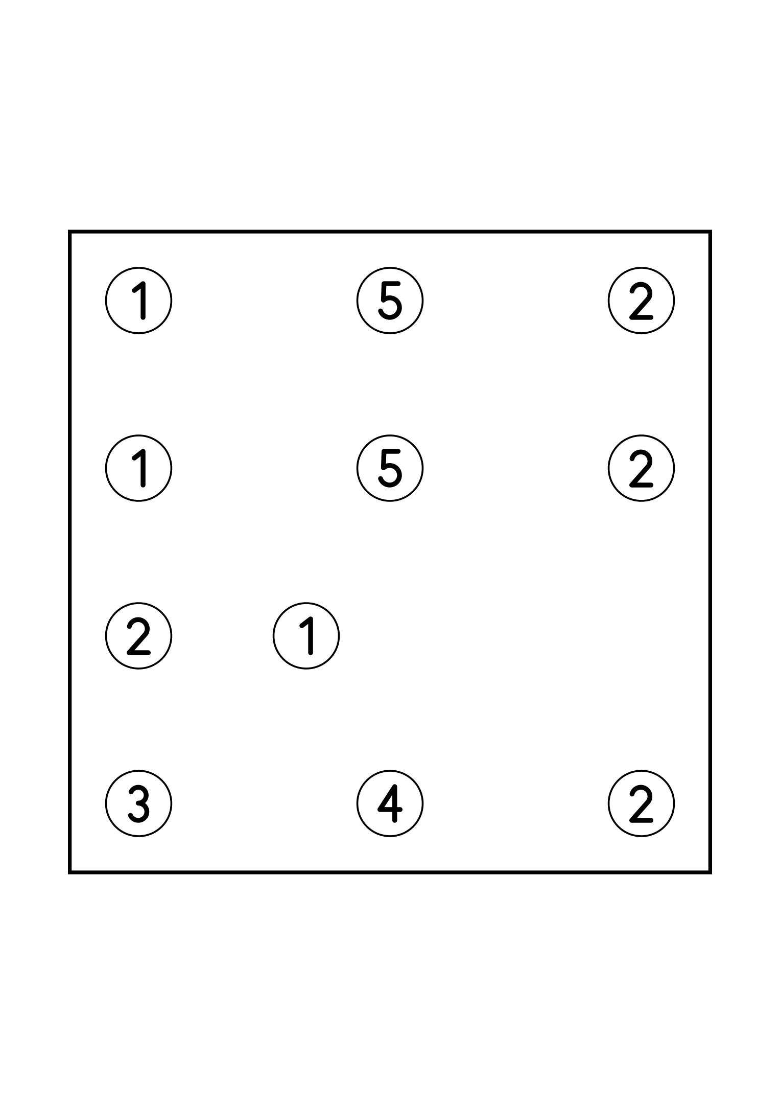Medium 7x7 hashi, where no group of islands may close itself off, one puzzle on the page. Level: Medium. Variant 7.