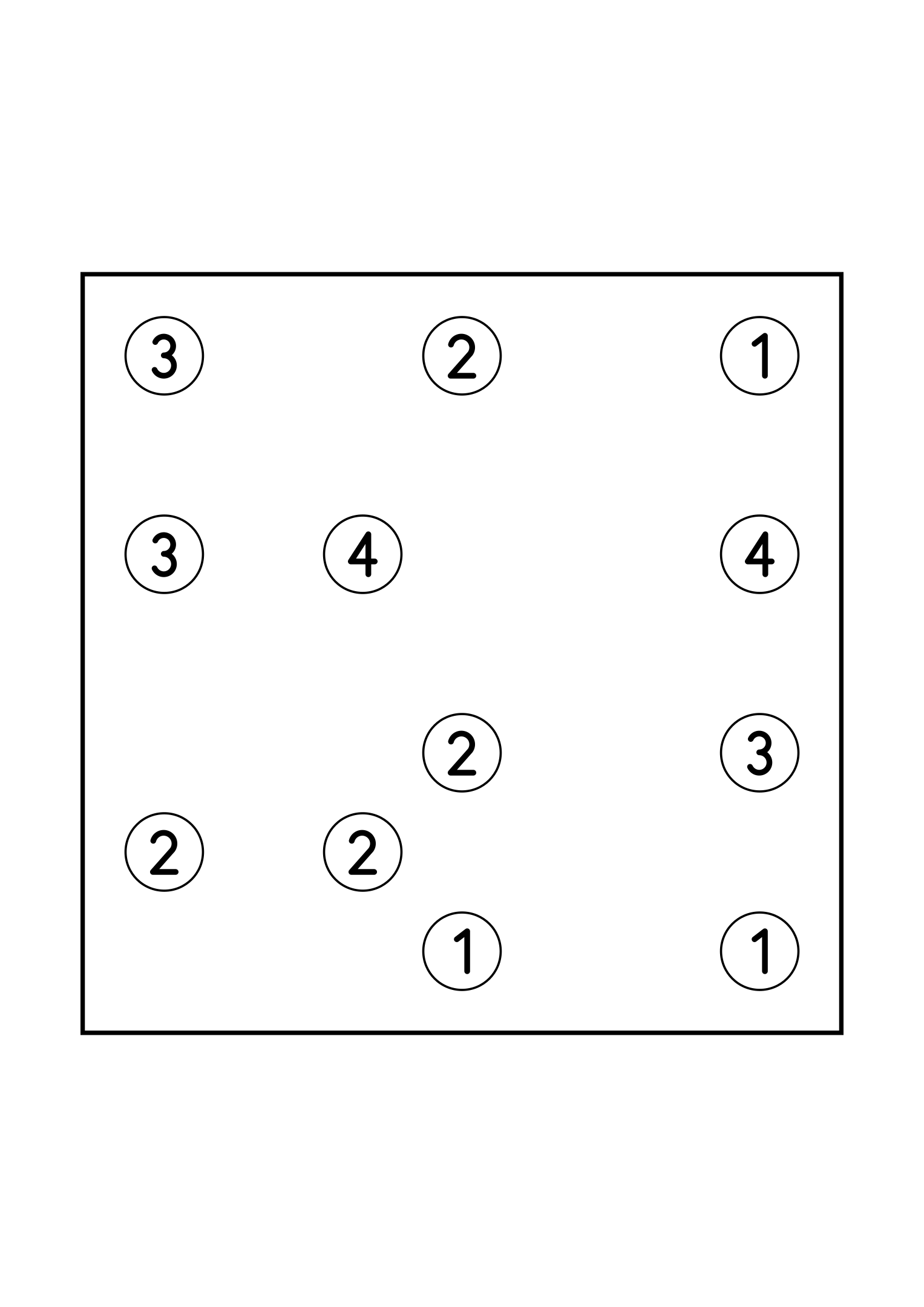 Medium 7x7 hashi, where no group of islands may close itself off, one puzzle on the page. Level: Medium. Variant 8.