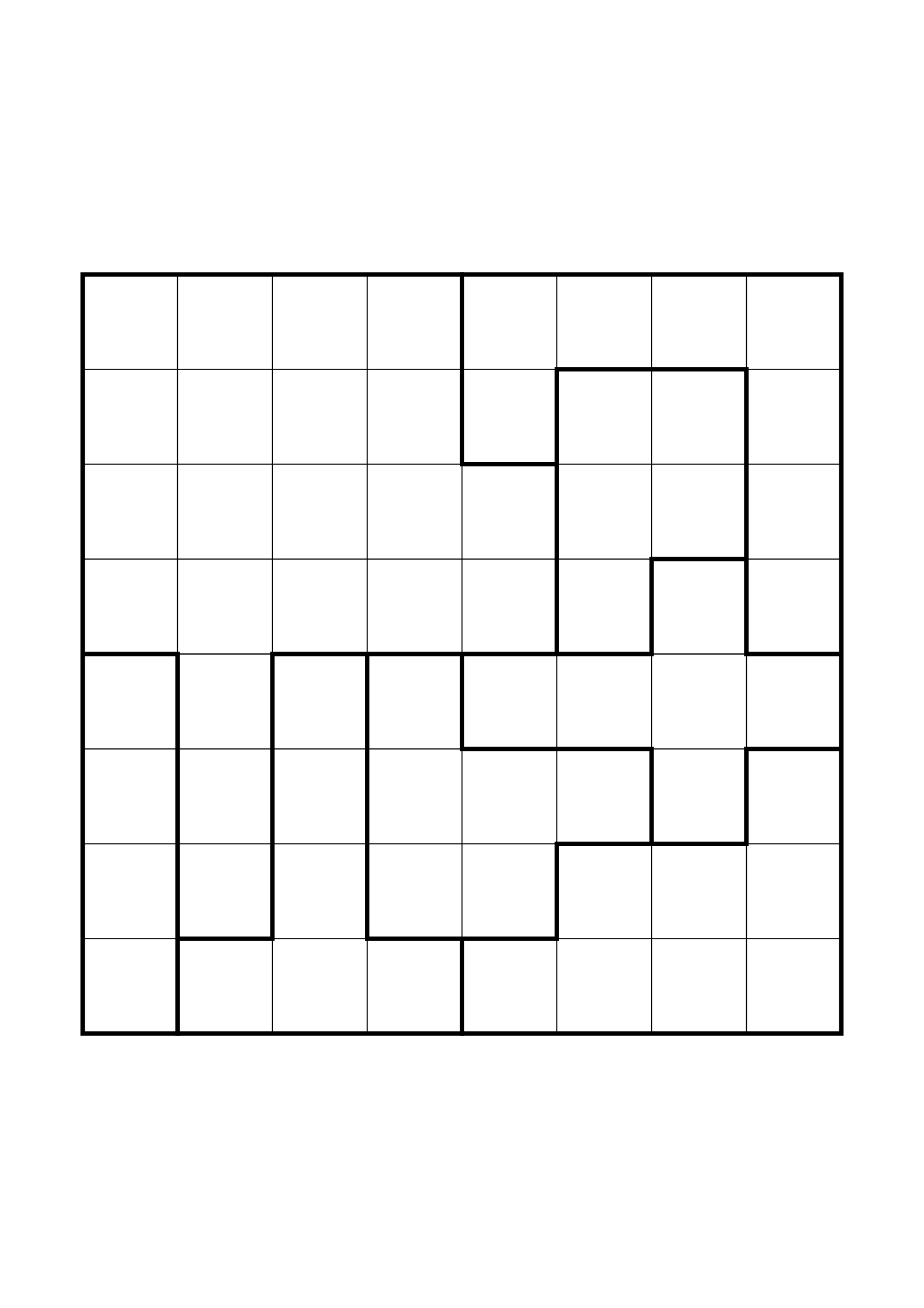 Medium 8x8 star battle, where two or three regions must be read together, one large grid on the page. Level: Medium. Variant 2.