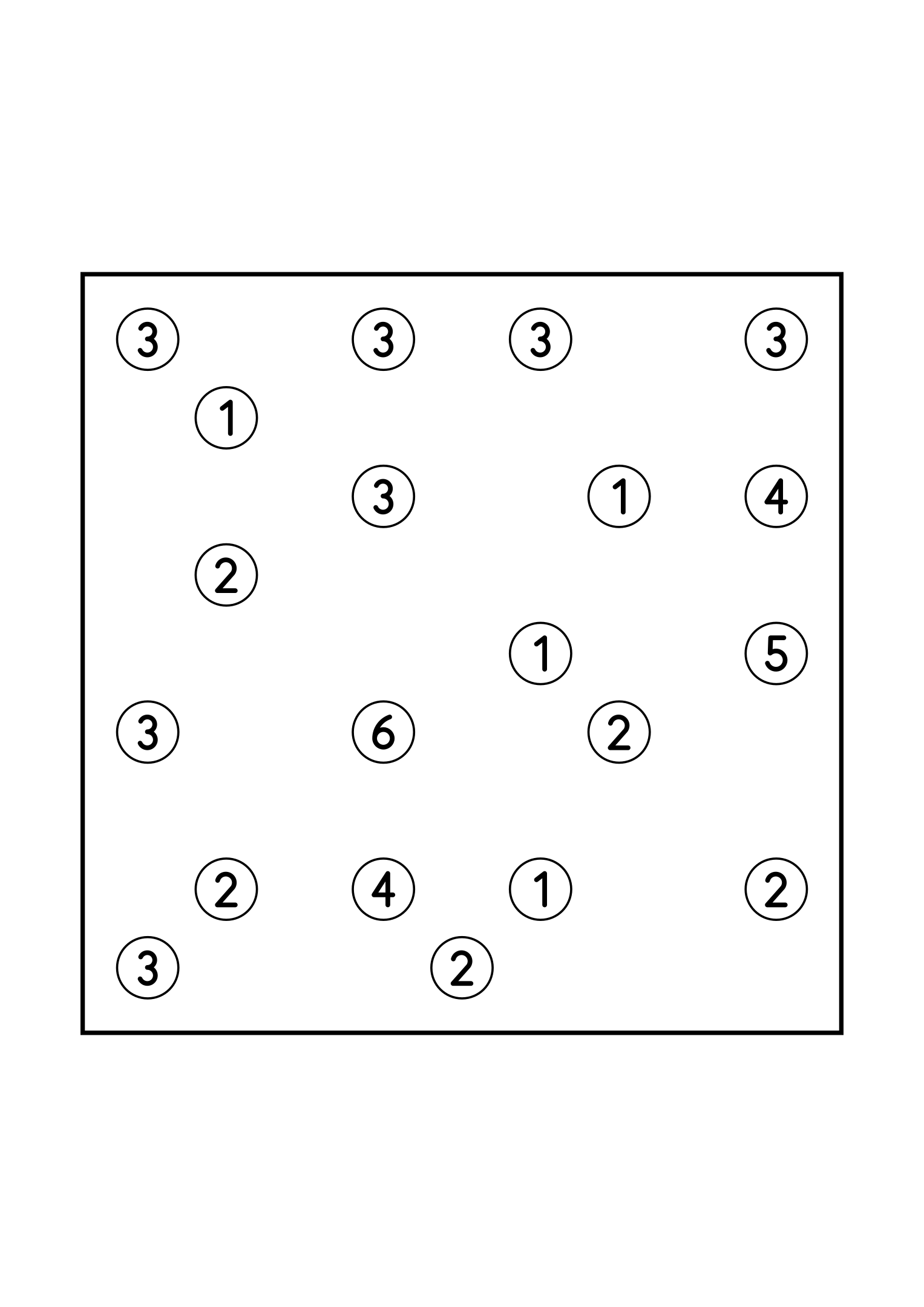 Medium 9x9 hashi, where no group of islands may close itself off, one puzzle on the page. Level: Medium. Variant 4.