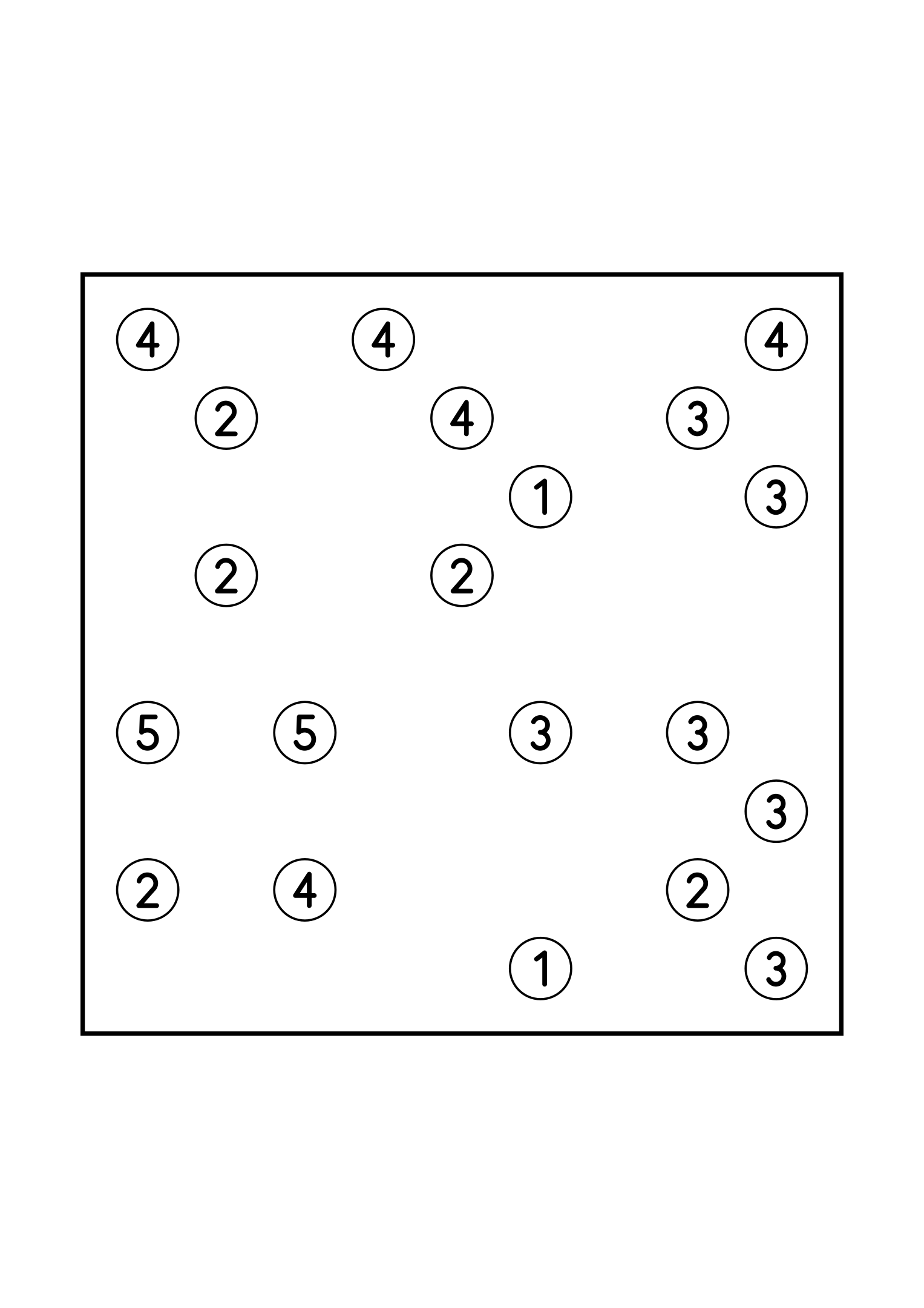 Medium 9x9 hashi, where no group of islands may close itself off, one puzzle on the page. Level: Medium. Variant 7.